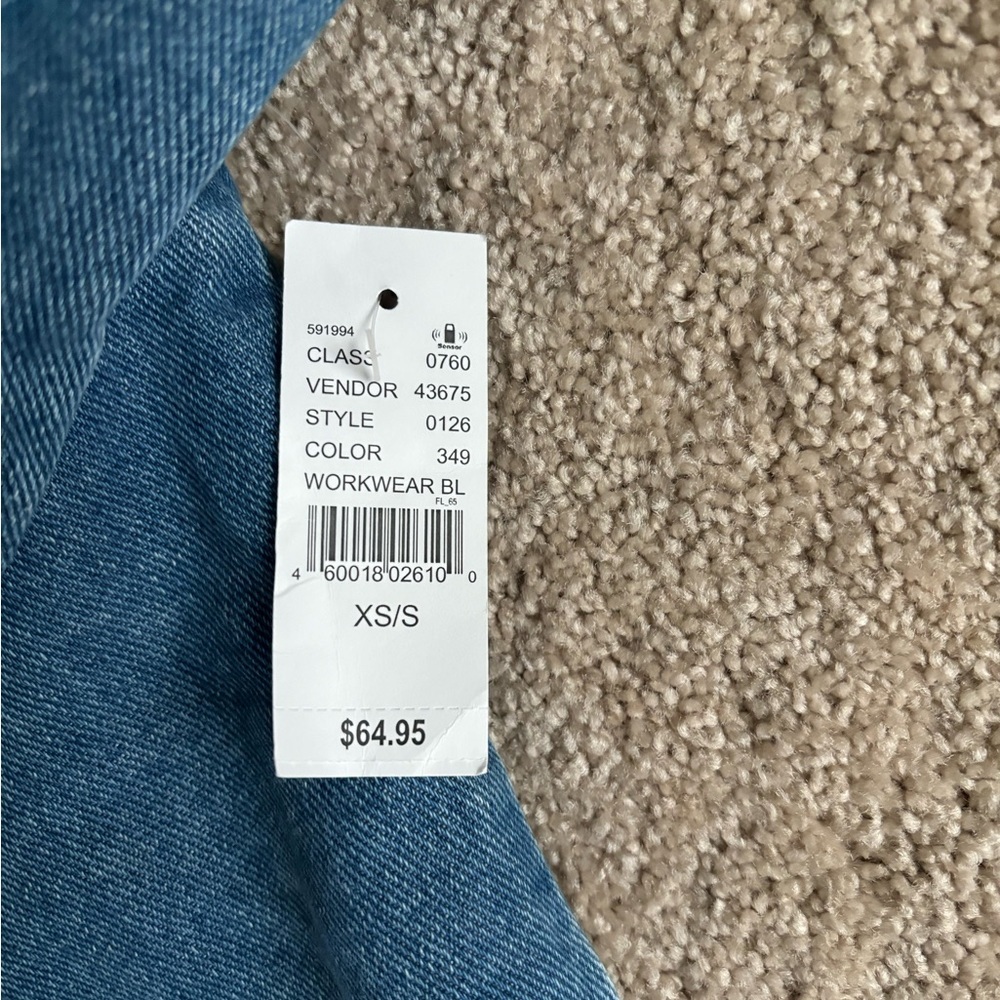 PacSun Woman’s/Teen Sherpa Lined Jean Jacket, Size XS/S, NWT - Picture 4 of 5